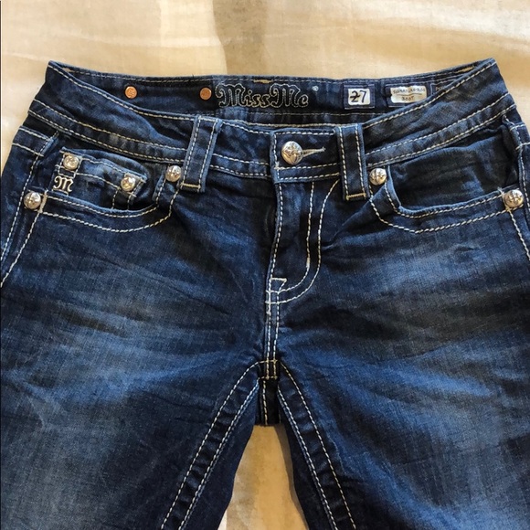 Miss Me Jeans 27 Bling Boot Cut - Picture 3 of 7